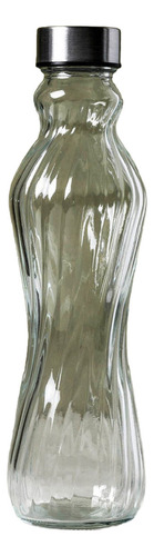 Botella De Vidrio Con Tapa Agua Jugo Labrado Girl 500ml