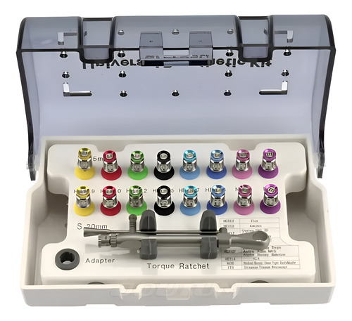 Juego De Destornilladores Universal Implantes/kit Protesico