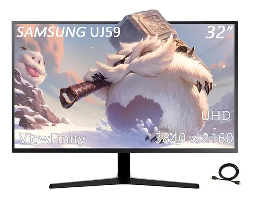 Monitor Led Samsung 32 Uj59 4k Uhd, Freesync Y Pip/pbp