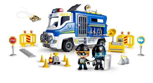 Pinypon Action Vehiculo Furgon Figuras Policia Ladron 14784