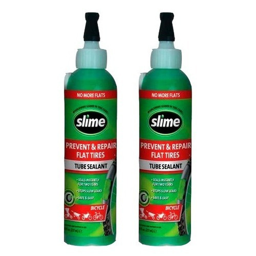 Par Selante Slime P/ Câmara Ar Bike Moto Scooter 237ml