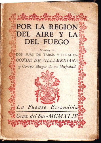 Por La Región Del Aire Y Fuego, Villamedina Facsimilar