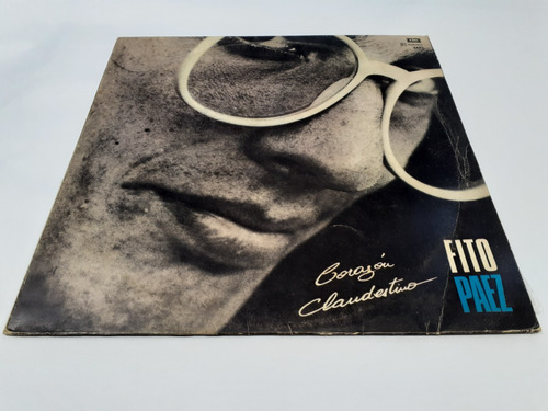 Corazón Clandestino, Fito Páez - Lp Vinilo 1986 Nacional Ex