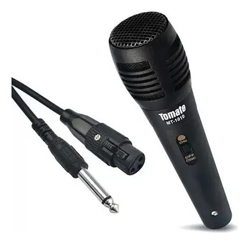 Microfone Profissional Com Fio 3metros P10 Para Caixa De Som