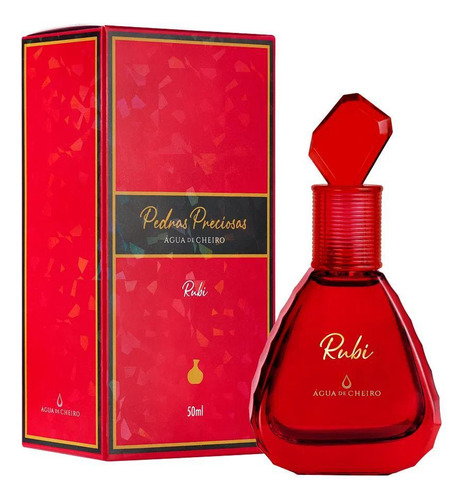 Perfume Rubi Pedras Preciosas Água De Cheiro 50ml