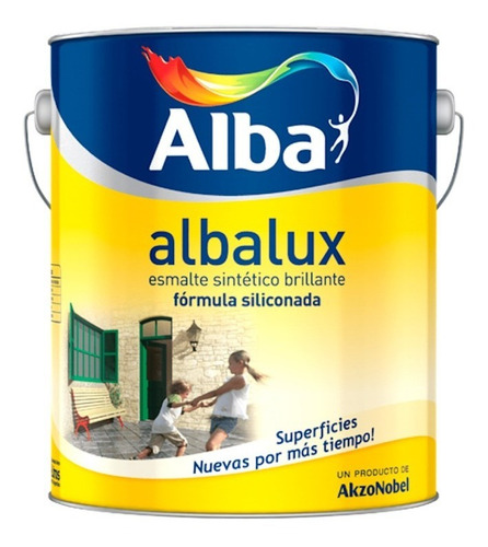 Albalux Esmalte Sintético Prot Superficie  Blanco Br | 1/2lt