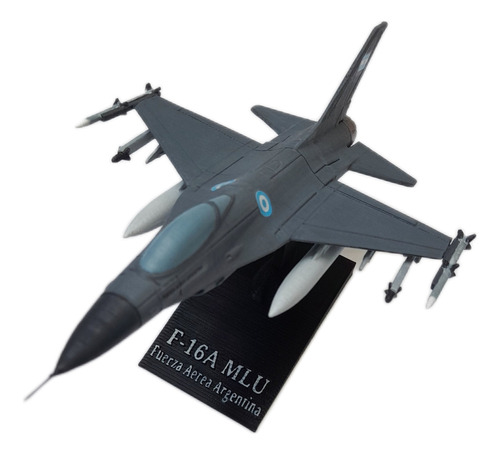 Maqueta Avión De Combate F-16 Mlu Fuerza Aérea Argentina