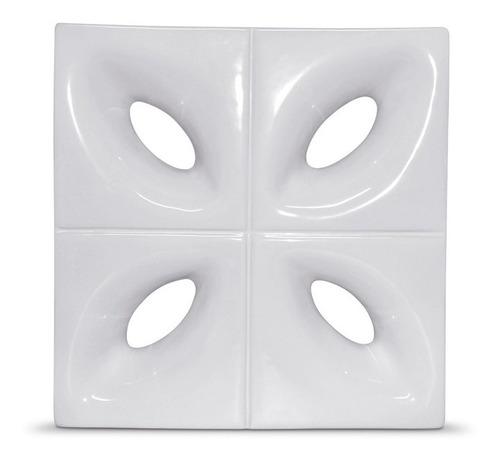 Oferta!! Tijolinho Branco Cerâmico Esmaltado 20x20x8 Cm