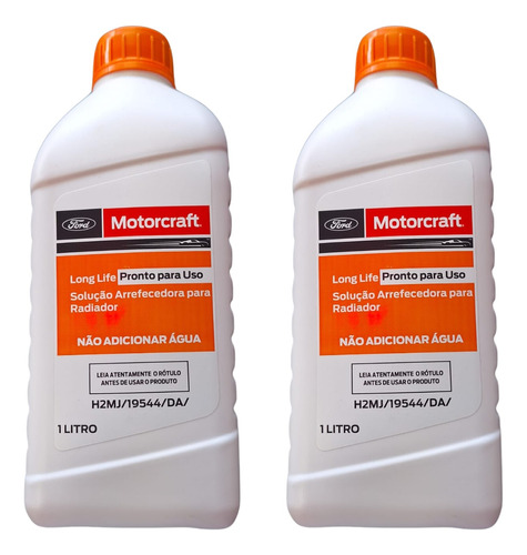 2 Litros Aditivo Radiador Motorcraft Long Life Pronto Uso