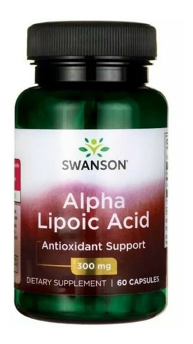 Acido Alfa Lipoico Ala Antioxidante 300mg 60cap Envio Gratis