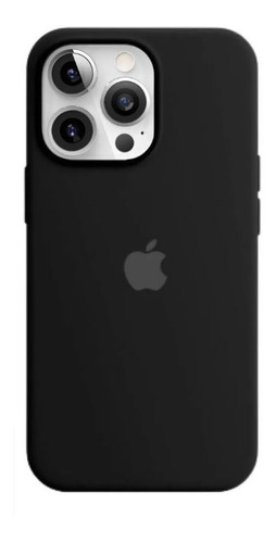 Capa Capinha Silicone Para iPhone 11, 12, 13 Max Cor Preto iPhone 11 Pro Max