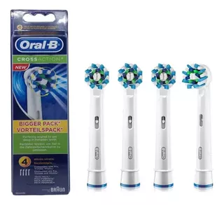 4 Repuestos Para Cepillo Oral-b Cross Action