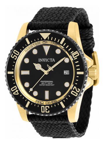 Reloj Para Hombres Invicta Pro Diver 38238 Negro