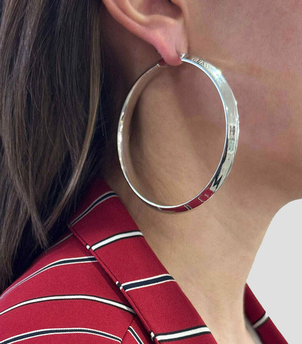 Aretes Dama Guess Mujer Arracadas Acero Inoxidable