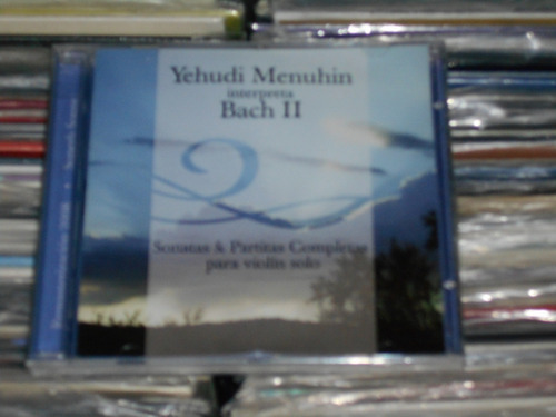 Yehudi Menuhim Interpreta Bach 2, Sonatas 2 Cd Nuevo   Kkt