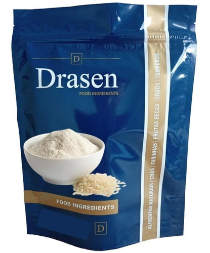 500g Farinha De Arroz Branca | Drasen
