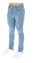 Comprar Jeans Para Hombre Pantalones Skinny Stretch Claros De Moda 