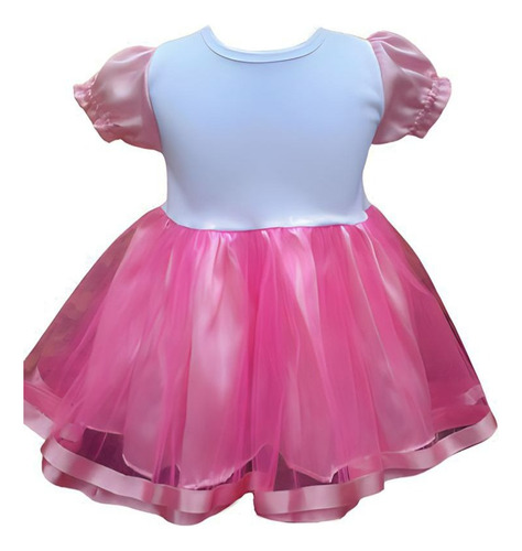 Vestido Marsha O Urso Mesversário (bebê)