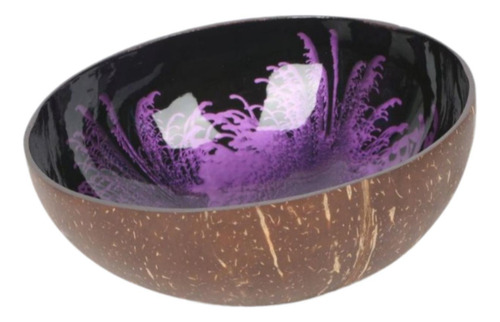 Cuenco Decorativo De Coco Para Llaves, Soporte De Violeta