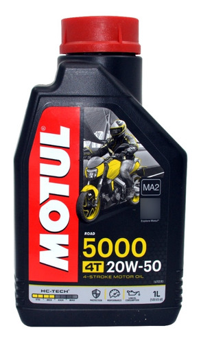 Aceite Motul 5000 20w50 Semi Sintetico Motos 4 Tiempos Motul