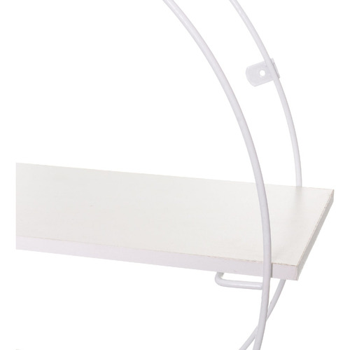 Imagen 2 de 6 de Repisas Moderna Circular 46x46x16 Cm Blanco