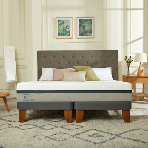 Cama Europea Gris