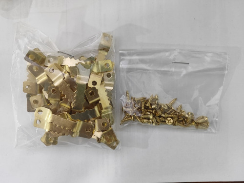 Caiman Chico Con Pija(colgaderas Para Cuadros, Lienzos) 50pz