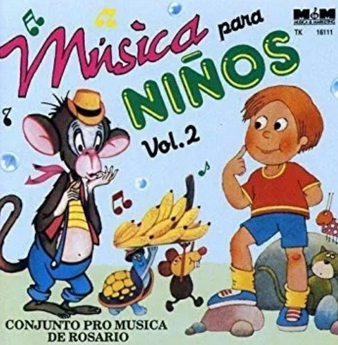 Cd Musica Para Niños Vol.2 Conjunto Pro Musica De Rosario 