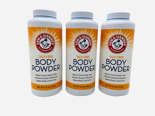 Body Powder Arm & Hammer Sin Talco Para El Mal Olor Corporal