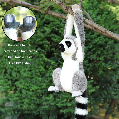 Peluche De Peluche Suave Y Realista Plush Lemur