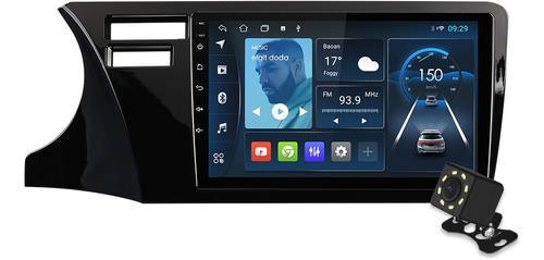 Estéreo Android Para Honda City 2014-2020 Cámara Gps Fm Bt
