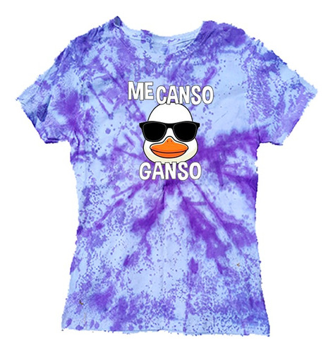 Playera Unisex Tie Dye Me Canso Ganso Meme