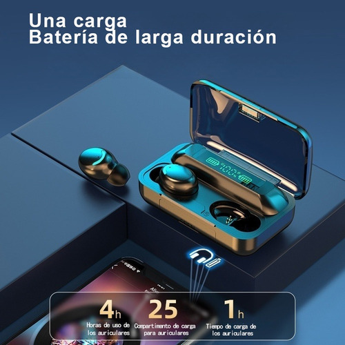 Audifonos In-ear Inalambricos F9 Bluetooth Tactil Cancelacio