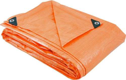 Lona Reforçada Plastico Laranja 8x6 6128086000 - Vonder