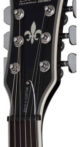 Guitarra Eléctrica Solo-ii Custom - Natural Gloss Schecter Diestro Negro