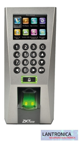 Imagen 4 de 9 de Control Acceso Biométrico Huellas Autónomo F18 Zkteco Rfid