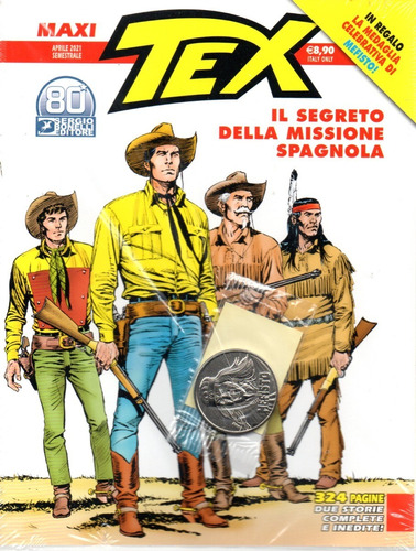 Maxi Tex 28  Com Moeda - Italiano - Sbe - Bonellihq H21