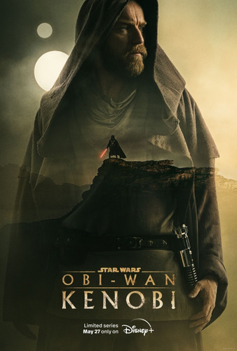 Posters Obi Wan Kenobi Cine Banner Lona Star Wars 90x60 Cm