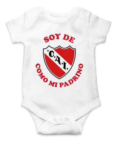 Body Para Bebé Independiente Como Mi Papá Algodón Blanco