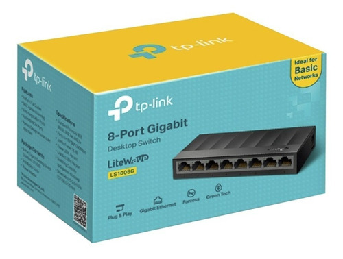 Switch Para Escritorio 8 Puertos 10/100/1000mbps