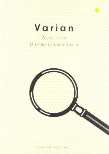 Analisis Microeconomico   3 Ed, De Hal Varian. Editorial Antoni Bosch, Tapa Blanda En Español