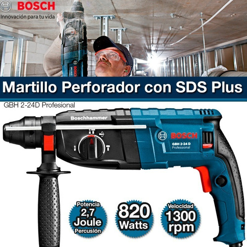 Bosch Professional GBH 2-24 D - Azul - 220V