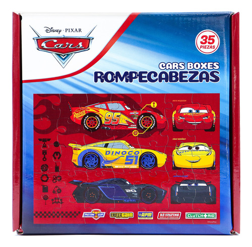 Rompecabezas De Disney Pixar Cars 35 Piezas