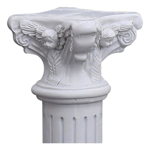 Resina De La Estatua De La Columna Griega 2x S Redondo Multi
