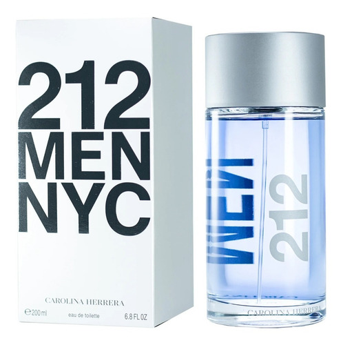 212 Men Edt 200ml Carolina Herrera Perfume Para Caballero