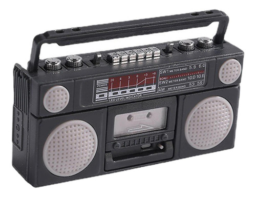 Gravador De Gramofone Realista Cassete Toca-discos Cinza
