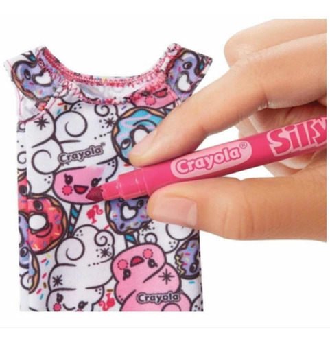 Muñeca Barbie Crayola Colorea Tu Estilo