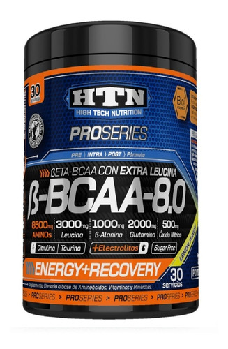 Htn Bcaa 8.0 De 360 Grs Con Oxido Nitrico Glutamina