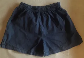 Short Deportivo Escolar Colegial Azul ALG. T.12 Pantalon Tex