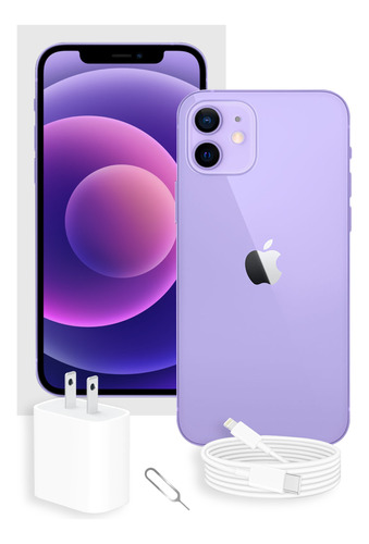 Apple iPhone 12 64 Gb Morado Con Caja Original  (Reacondicionado)